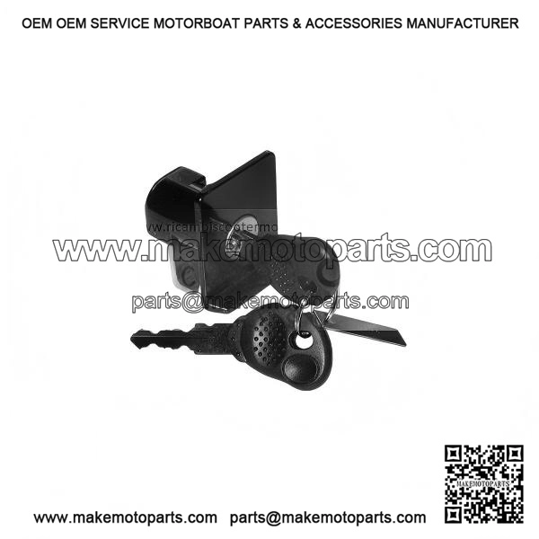 Lock / Satchel Lock (0970006#4) for Piaggio Vespa PX & Rainbow (VNX2T) 125 (1983-1997).