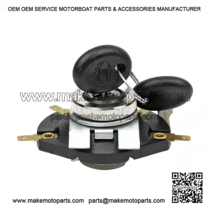 Ignition / Handlebar Lock Switch Panel with Keys for VESPA PX 125 (1978-1982).