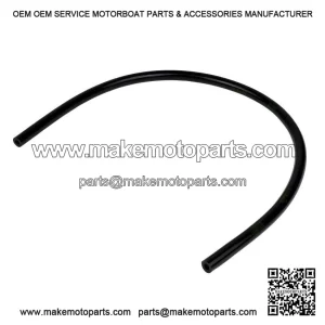 Black TPR-PUR Petrol Hose (750mm) for Vespa PX, T5, Cosa, Rally & Sprint.