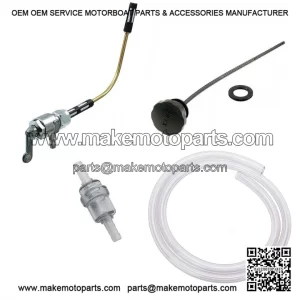 Fuel System Set: Fuel Tap Filter, Hose Clamp & Gas Cap ?C fits Ciao, SC, PX 50 FL/P etc.