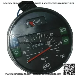 Speedometer / Tacho (120Km/h) for Vespa LML, PX & Lusso 80/125/150/200.