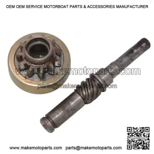 Starter Motor Bendix / Throw Out Gear & Shaft for Vespa PX, Star & Stella.