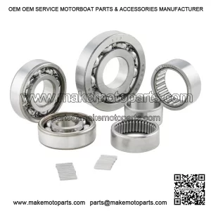 Full Engine Replacement Bearing Set for VESPA P200E, PX200E & RALLY 200 (1972-1997).