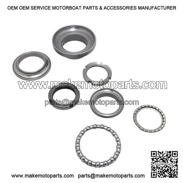 Steering Column Bearing Race / Cone Set for Vespa PX 125-200, Rally, V50, PV & GT.