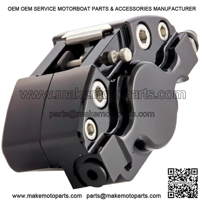Gloss Black Anodised Brake Calliper for Vespa PX & T5.