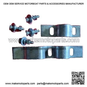 Centre Stand Brackets with Fixing Bolts & Nuts for Vespa PX & LML.