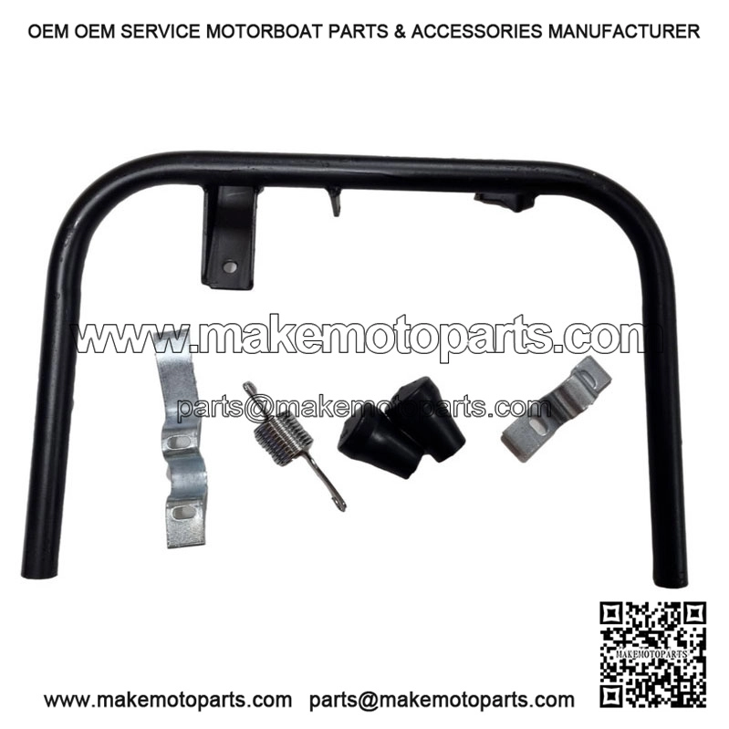 Classic Black Centre Stand with Shoes & Brackets for VESPA PX, LML 2T & T5.