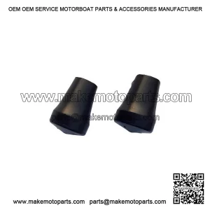 Black Rubber Centre Stand Feet (22mm) to fit Vespa PX 125/150/200.