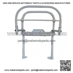White Rear Carrier Rack for Piaggio Vespa PX.