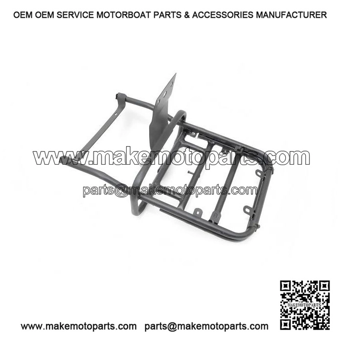 Black Rear Rack / Folding Carrier to fit VESPA PX, LML, STAR & STELLA.
