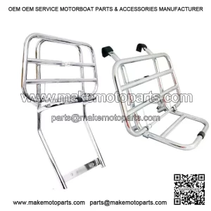 Chrome Luggage Rack for Piaggio Vespa PX 125/150/200.