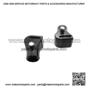 Brand New Pair of Black Alloy Stand Feet for VESPA PX, T5 & LML (#VP456).