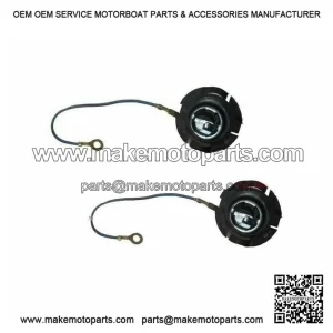 Front Blinker / Indicator Bulb Holder Set for Vespa PX, LML, Star & Stella.