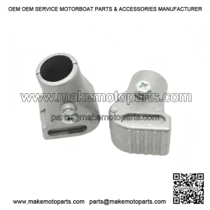 PAIR OF MAIN STAND SHOE FEET (GREY) ?C Fits Vespa PX, LML, Star, Stella Models
