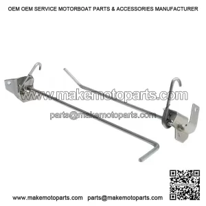 LEFT & RIGHT SIDE PANEL LOCK LEVERS / ARMS ?C For Vespa PX/PE/T5, LML