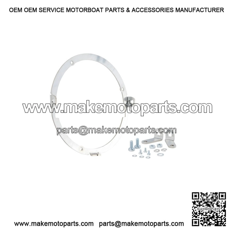 LED ROUND HEADLAMP ?143mm ?C For Vespa PX80?200, PE, Lusso, 1998