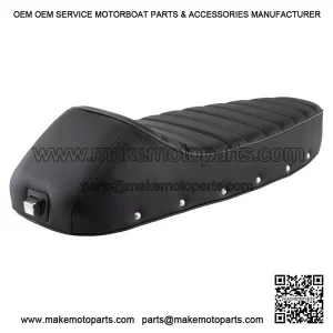 Sports Seat with Black & Grey Trim for VESPA PX, PE & T5 CLASSIC (1977-2016).