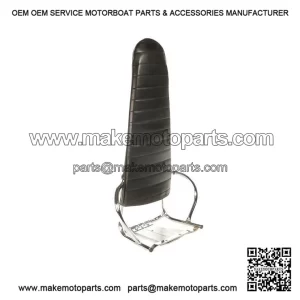 CHROME JIMMY?STYLE PASSENGER BACK REST ?C Fits Vespa PX, PE, T5 Classic, LML Star, Cuppini