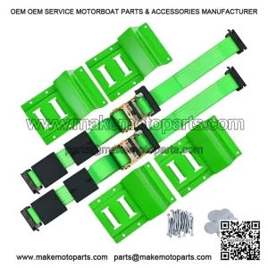 Heavy Duty Trailer Accessories Parts, E Track ATV UTV Wheel Chock Tie-Down Kit