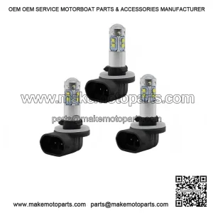 For Polaris Sportsman HEADLIGHT 500 550 570 600 700 800 850 XP, 3x LED Bulbs