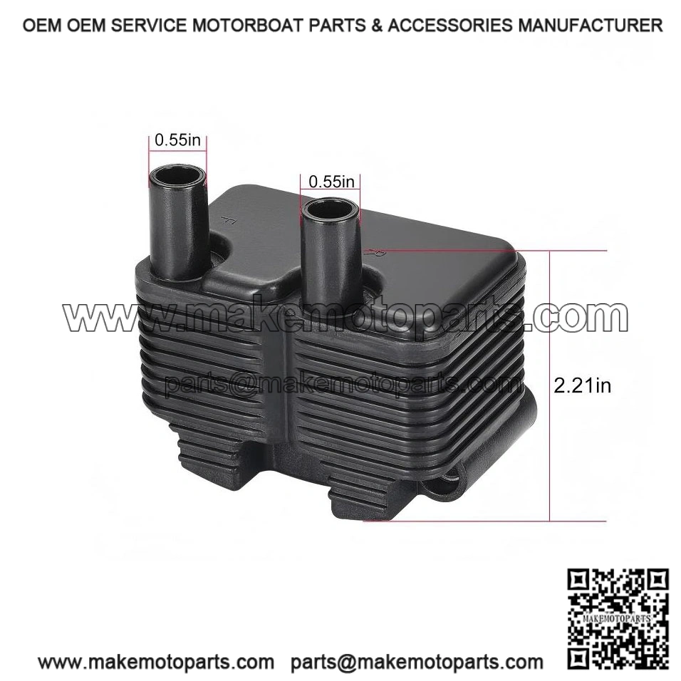 Ignition Coil 0.5 OHM for Harley Fat Boy FLSTF / Heritage Softail Classic FLSTC 2000?C2006 - Image 2