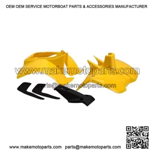 Plastics Set??Suzuki LT50 Yellow??Front, Rear Fender Bodywork Panels Mud Flaps