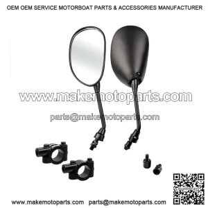 Handlebar Rearview Mirrors 7/8" for Honda TRX 90 450R 700 ATVs ?C Pair