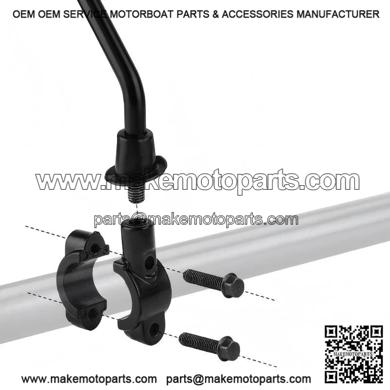 Universal 8mm 10mm Side Rearview Mirrors for Scooter E-Bike Motorcycle ?C Pair - Image 3