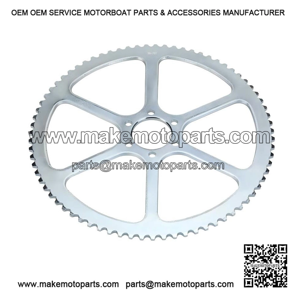 75 Tooth 35 Pitch Steel Mini Bike Sprocket