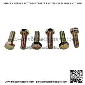 Hex Screw M8 x 25 207182544 Can-Am/Ski-Doo (Pack of 6)