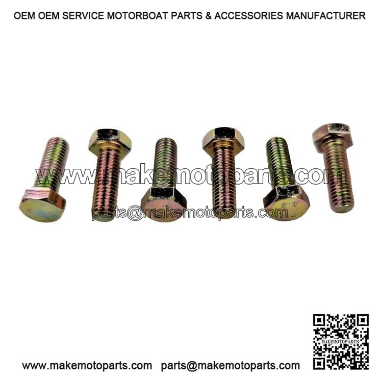 Hex Screw M8 x 25 207182544 Can-Am/Ski-Doo (Pack of 6)