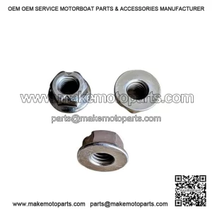 Hex Flange Nut M8 233081436 Ski-Doo/Sea-Doo (Pack of 3)