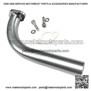 Exhaust Pipe Header For: Monster moto 80cc, Lifan 3HP, Temu 99cc mini bike