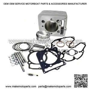 For 400EX 400X ?C 87mm Big Bore Kit +2 Cylinder Piston 416cc Top End Rebuild Parts Kit.