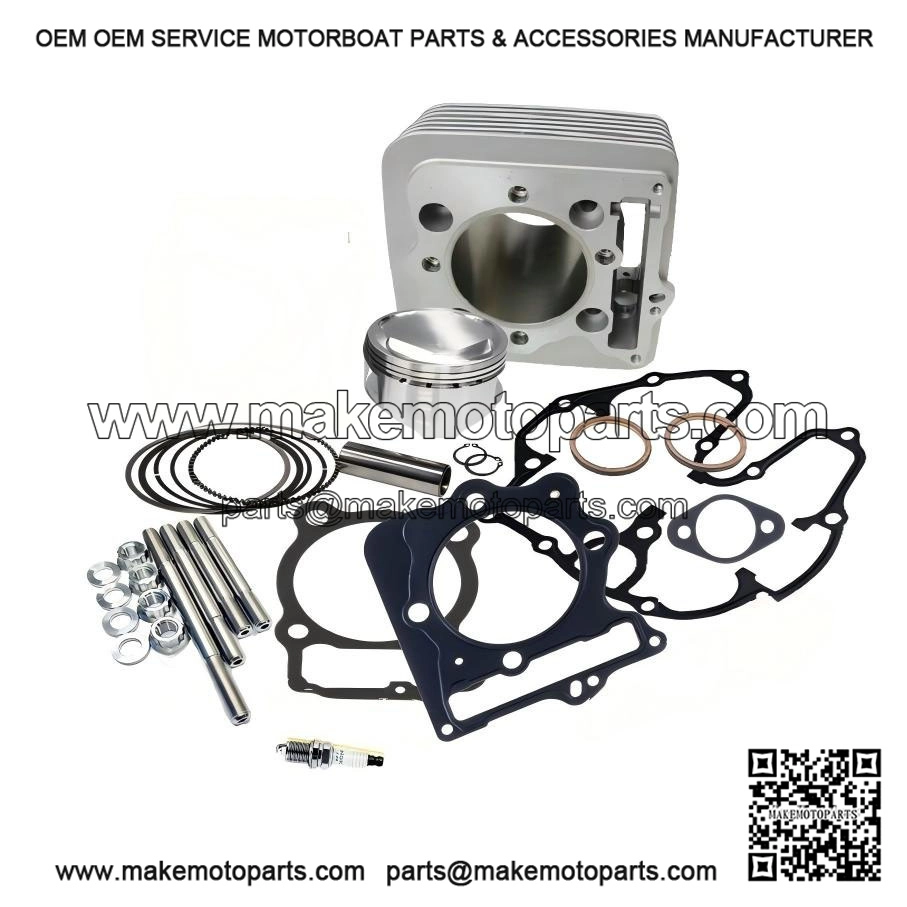 For 400EX 400X ?C 87mm Big Bore Kit +2 Cylinder Piston 416cc Top End Rebuild Parts Kit.