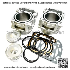For Outlander Renegade 1000 ?C Stock Bore Cylinder Top End Rebuild Parts Kit.