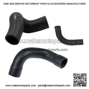 Radiator Hose Set: Upper, Lower and Bypass Hoses One New Fits John Deere Models