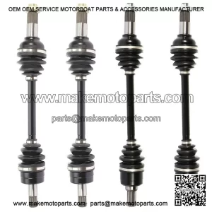 Fits Yamaha Grizzly 550 2009-2014, Front & Rear & Left & Right, 4 CV Axles