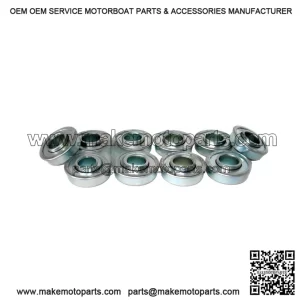 Wheel Bearings 10-Pack, 1-3/8" OD x 5/8" ID for Lawn Mowers & Garden Wagons