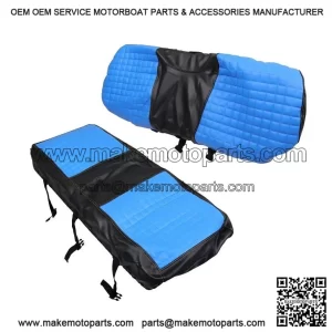 No Staple 2PC RS Type Diamond Golf Cart Seat Cover Kit for Club Car, EZGO, Yamaha