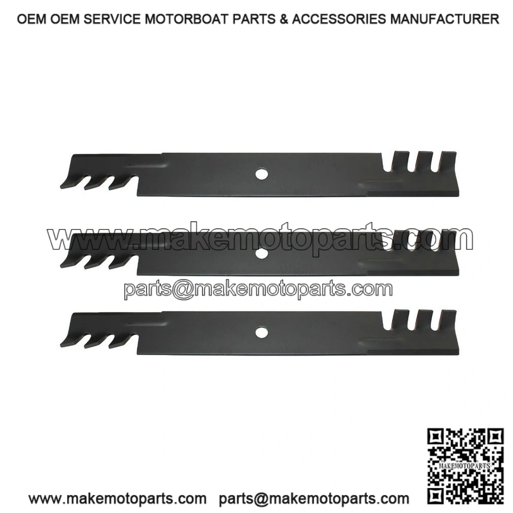 3-Piece Toothed Mower Blade Set 7075770, 21" - Fits Snapper Pro 61 Deck