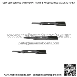 Mower Blade 742P05094-L 3-Pack - Fits Cub Cadet XT1-LT50 ZT1-50 & MTD 17ARFACW093